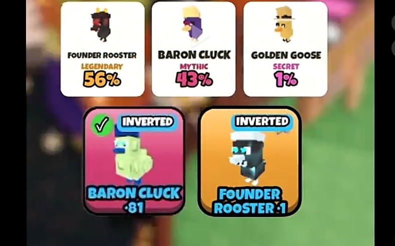 Best Egg for Farming Inverted Chickens in Grow A Chicken Fighter