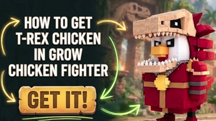 How to Get T-Rex Chicken in Grow A Chicken Fighter