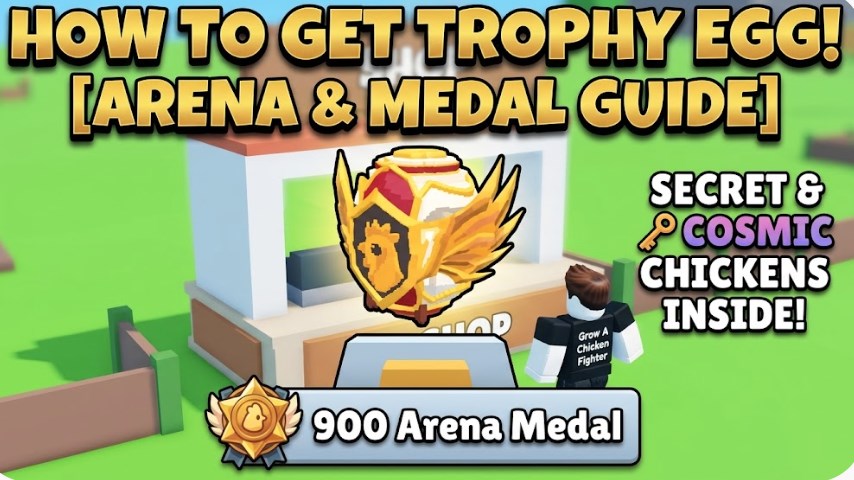 How to Get Trophy Egg in Grow A Chicken Fighter